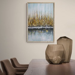 Abstract river reeds